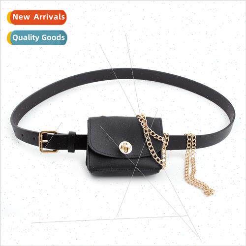 Europe Retro Fashion Hundred Leopard Women Waist Bag Chain B