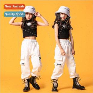 Costume Dance Children Set Waistle Girls Jazz