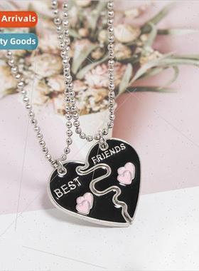 Popular Jewelry  sters Necklace BEST FRIENDS Two Petal Love