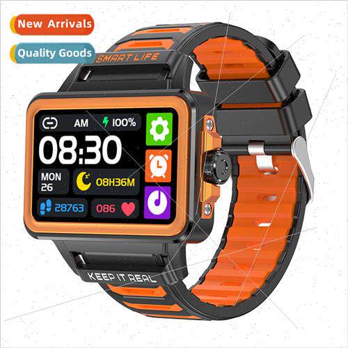 S666 Smartwatch 1.57-inch horizontal screen metal appearance - 实物图