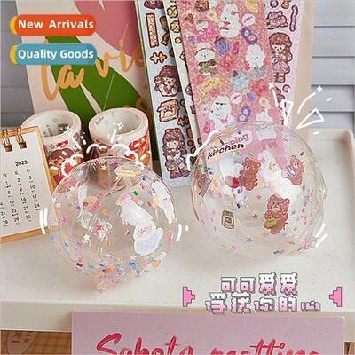 Nanoglue pinch diy blowing bubbles decompression goo card st