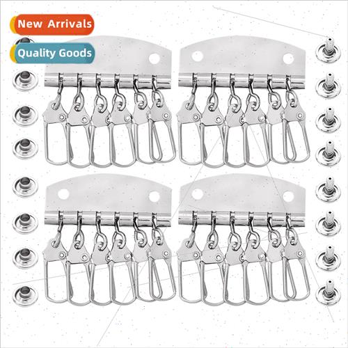 Die-casting 4 teeth 6 teeth silver key row/key bag accessory
