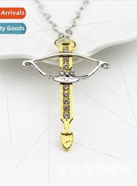 The walking dead bowm necklace daryl bowm pendant necklace