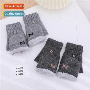 Gloves men women winter warm Korean  thickened wool needle k