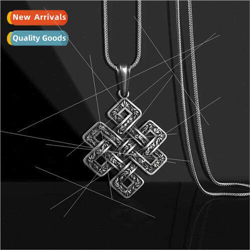 Celtic Mythology Solomon Knot Pendant Europe ins punk neckla