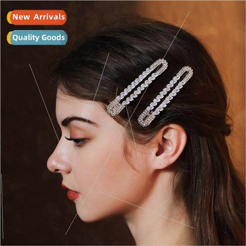 Korea INS metal hair clips daily simple bangs side clip hair
