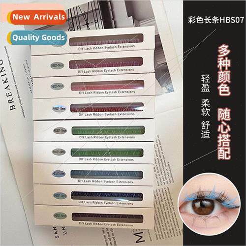 Long Strip Stage Makeup Colorful False Eyelashes Thick Curly
