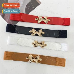 belt buckle female decorative skirt Flower waistband buttons