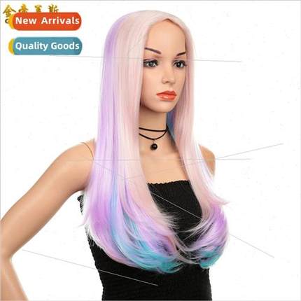 Europe fashion female color light purple button front lace c