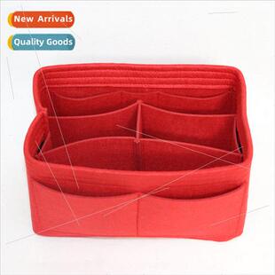 Felt cosmetic bag large capacy multifunctional ladies storag