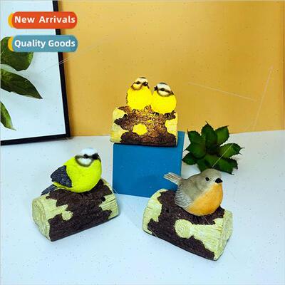 New garden resin crafts decorative induction sound colorful