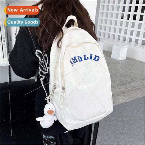 Schoolbag female backpack male shoulder bag simple large cap