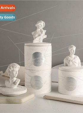 Plaster Statue Candle Aromatherapy Sleep Women Bedroom Room