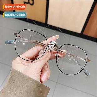 myopia glasses equipped black degr frame can Retro female