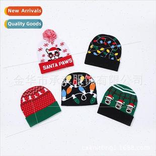 cartoon Various Christmas hats gift knted