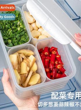 Kchen onion ginger garlic storage box four compartments plas