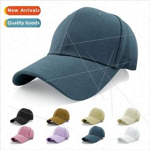 baseball cap solid cotton col plate canvas light New Korean