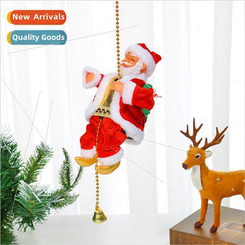 New climbing beads electric music Santa Claus climbing bead