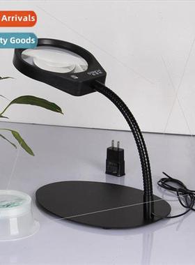 Skeeter clip-on magnifier desk clip-on LED light source 10x