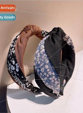 new early spring designer  retro small flowers color blockin