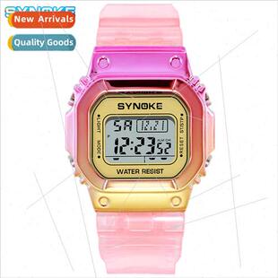 fashion dazzle colorful chameleon electronic watch men women