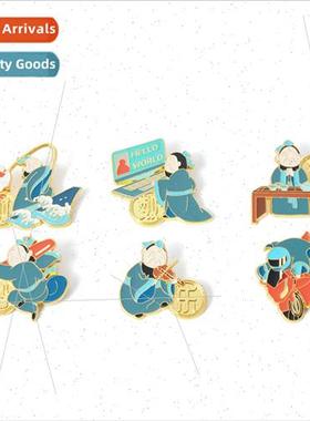 x Arts Confucius Education Student Pin Metal Badge Graduatio