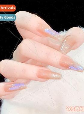 Whe Moonlight Wear Nail Natural Long-lasting Compact Portabl