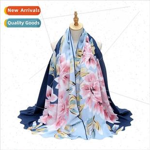 Cashmere Faux Printed Flowers Cut Autumn Two Winter