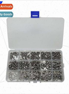 400pcs box M2M2.5M3M4M5 304 Phillips Pan Head Combination Sc