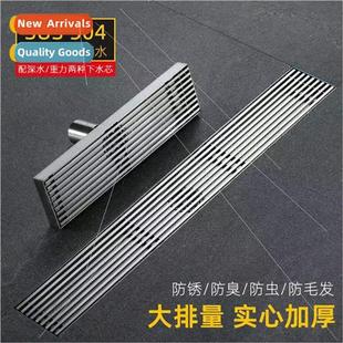 304 show floor bathroom odor anti type long drain row Bamboo