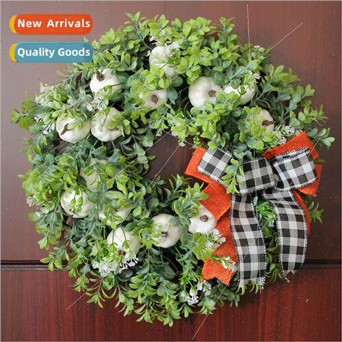 Harvest Festival 2023 Bow Whe Pumpkin Wreath Wreath Thanksgi