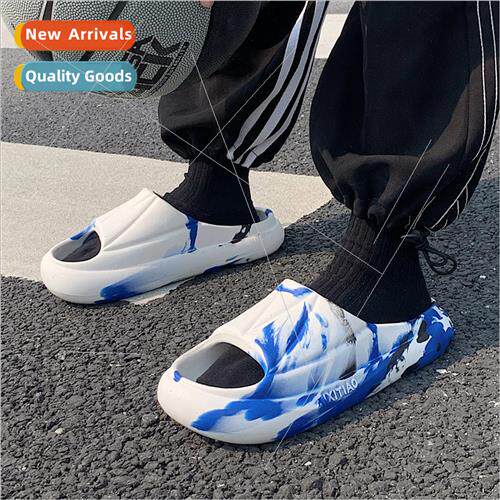 Splash ink painting country tide wind female summer sandals