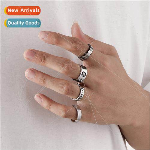 Fashion Commuter Creative Delicate Monogram Men Stainless St