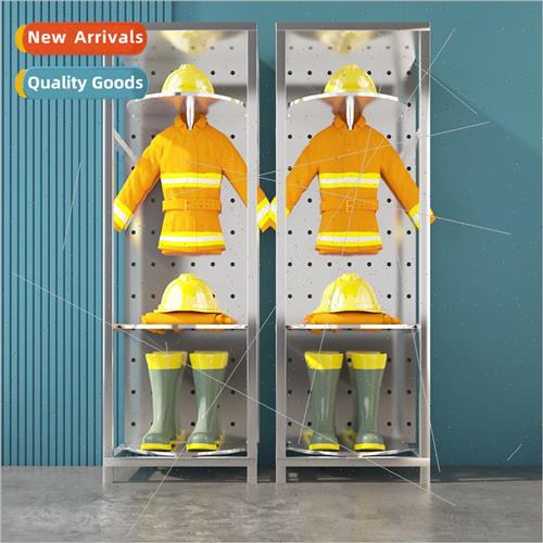 Firefighting clothing rack stainless steel combat unims doub