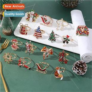 colourful napkin diamond flag ring American Creative