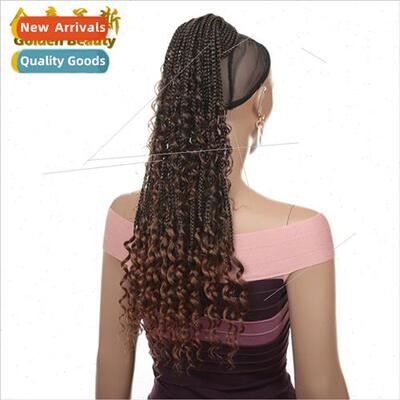 three strand braid ponytail braid river loc ponytail drawstr