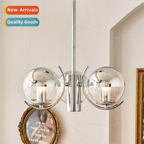 Bauhaus bedroom glass chandelier space age modern light luxu