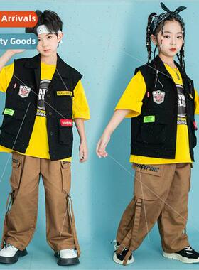 Set dance children tide clothing boys summer hip-hop permanc