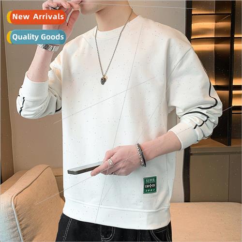 New men sweater spring nd casual loose hoodless basic top ja