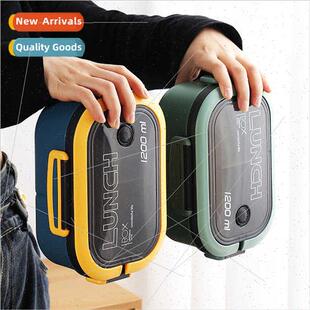 Double Lunchbox Microwaveable Compartment Lunchbox 适用Workl