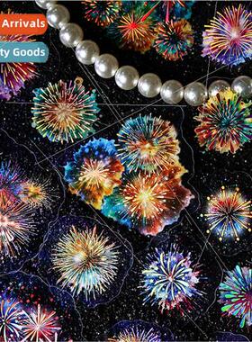 A beautiful day PET stickers Gorgeous fireworks series three