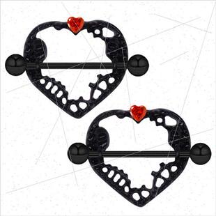 Europe spider nipple ring Europe punk niche earrings piercin