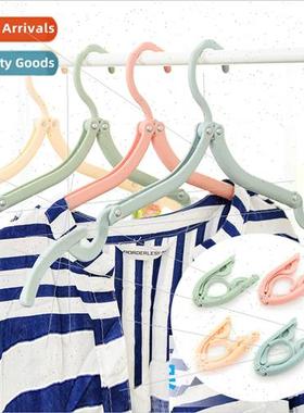 Travel hanger portable multi-functional magic folding hanger