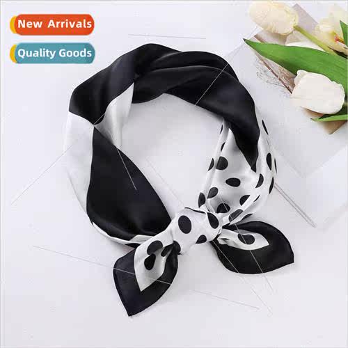 New Classic Polka Dot Double Patchwork Color Printing Women