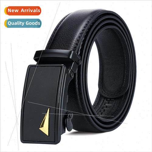 Business Men Belt Automatic Buckle Men Belt Pindo Black Buck