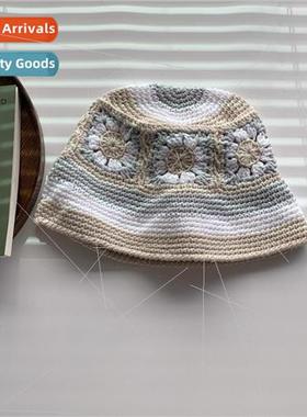 Women autumn winter wildly obvious face small wool hollow fl