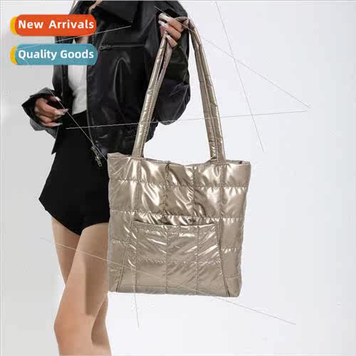 Autumn and winter new diamond shoulder bag fashion bread cot
