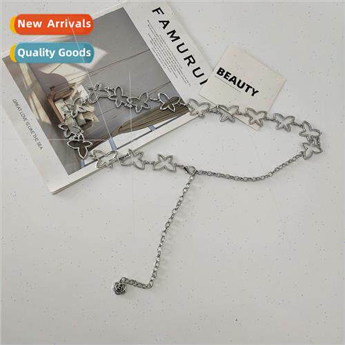 Waist Chain Women mple Hundred Dress Metal Diamond Connectio
