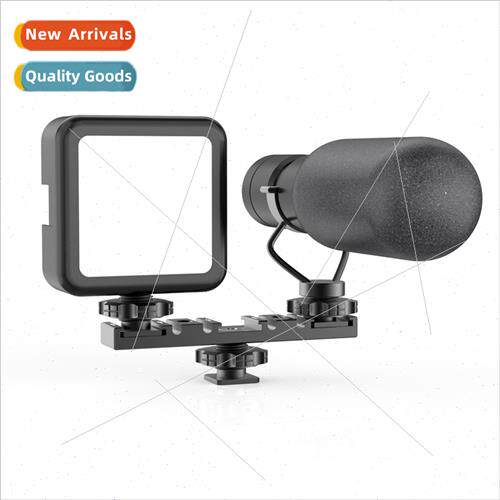 DSLR Triple Head Cold Shoe Mount Base Head Stabilizer Fill g