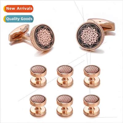 Tuxedo Cufflinks New French Cufflinks 8 Piece Men Dress Lape